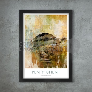 Pen Y Ghent - Abstract Poster Print