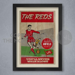 The Reds, Liverpool - Football Poster Print