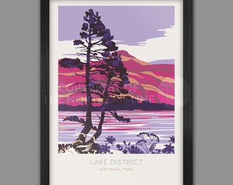 The Lake District National Park Poster Print