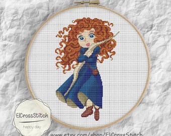 Cross Stitch Pattern, Cross Stitch Chart,Needlecraft Embroidery Needlework PDF Instant Download,S024