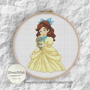 Cross Stitch Pattern, Cross Stitch Chart, Needlecraft  Needlework PDF Instant Download,S023