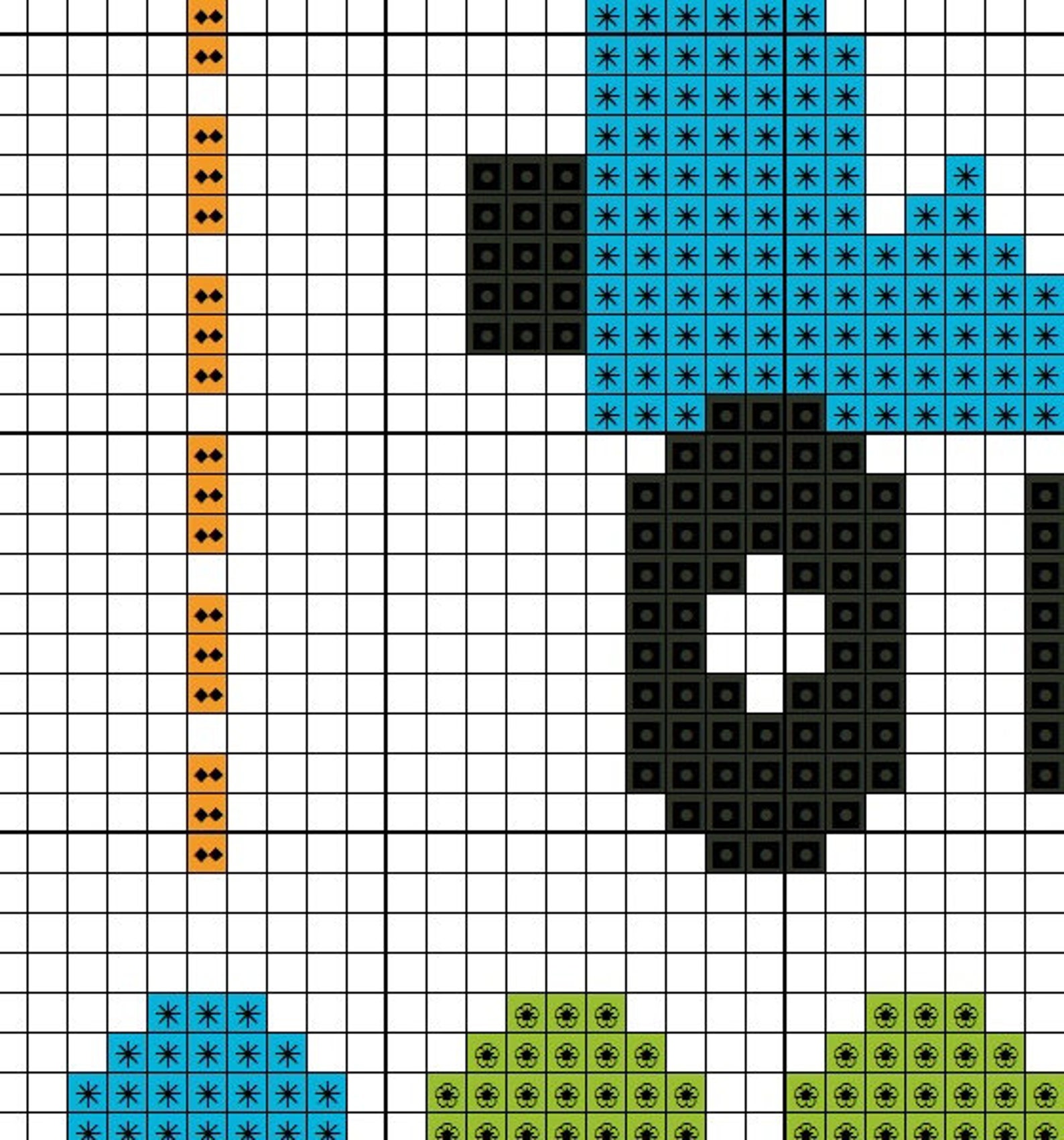 Birth Announcement Train Cross Stitch Patern Baby DIY Etsy