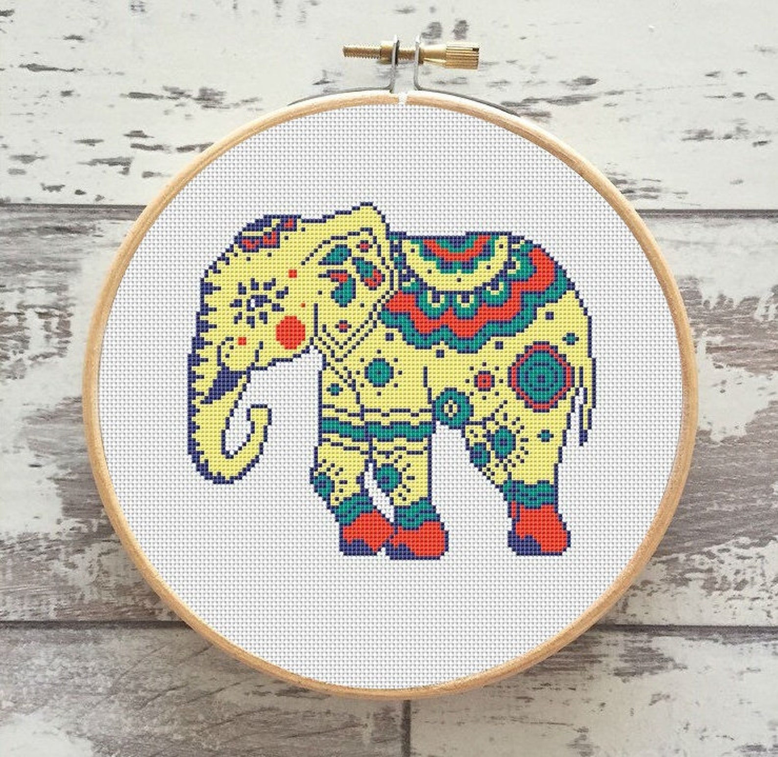 BOGO FREE Elephant Cross Stitch Pattern Counted Cross Etsy