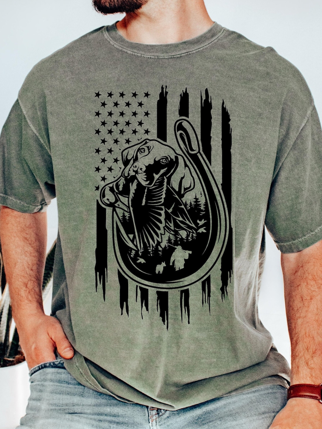 Hunting Dog Shirt, Hunting and Fishing Shirt, Duck Hunting Shirt, Lab Hunter Shirt, Hunter