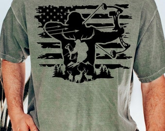 Bow Hunting T-Shirt, Deer Hunter Gift, Outdoorsman Shirt