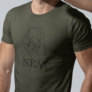 Bourbon Neat Shirt, Whiskey Neat Shirt, Whiskey Drinker Shirt, Bourbon Drinker Shirt, Dad Shirt, Gift for Hubby image 1
