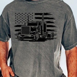 Truck Driver Shirt-Trucker Shirts-Truck Driver T-shirt-Truck Driver Gift-Military Tshirts-Plus Size Comfort Colors