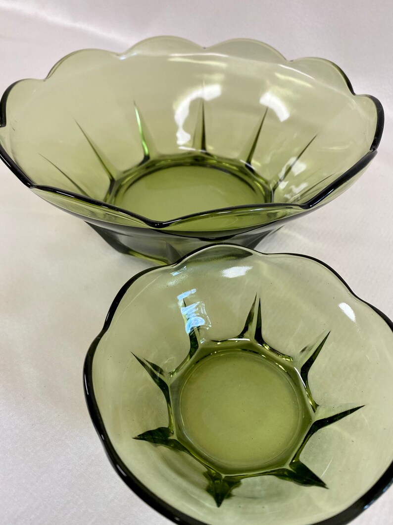 Vintage Anchor Hocking Chip and Dip Set Etsy