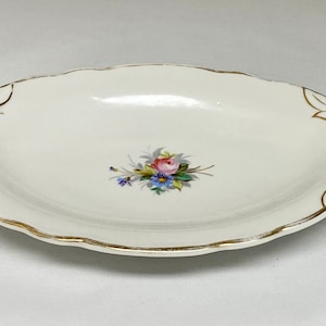 Antique KPM Porcelain Handled Dish