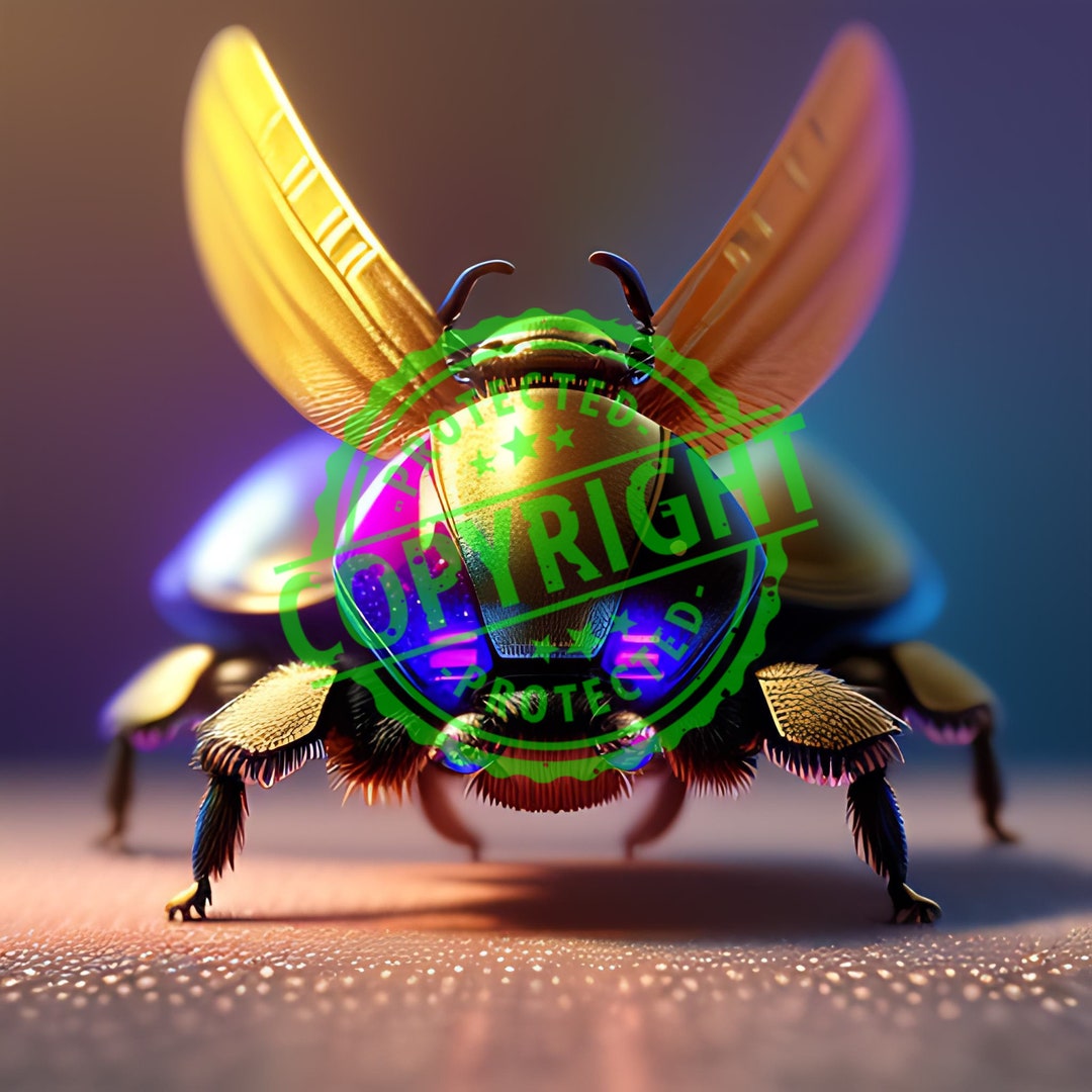 Space Insects Digital Art 020 - Etsy