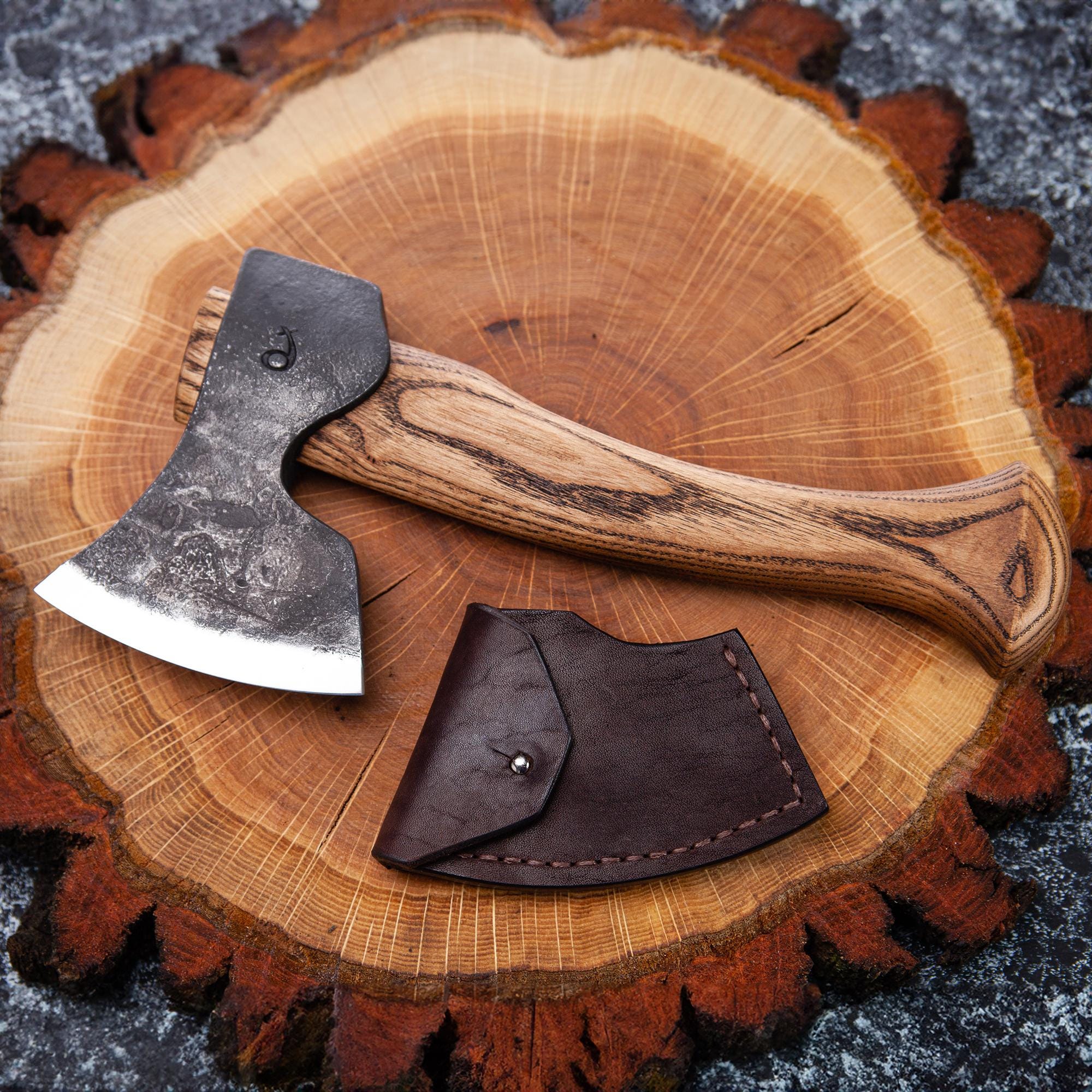 Petite mini hache viking antique forgée à la main, tête de hache