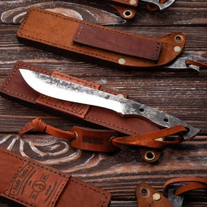 Limited Edition Drop - Micro Cleaver Knife Blank – Full Tang Bushcraft Blade, DIY Handle Tool