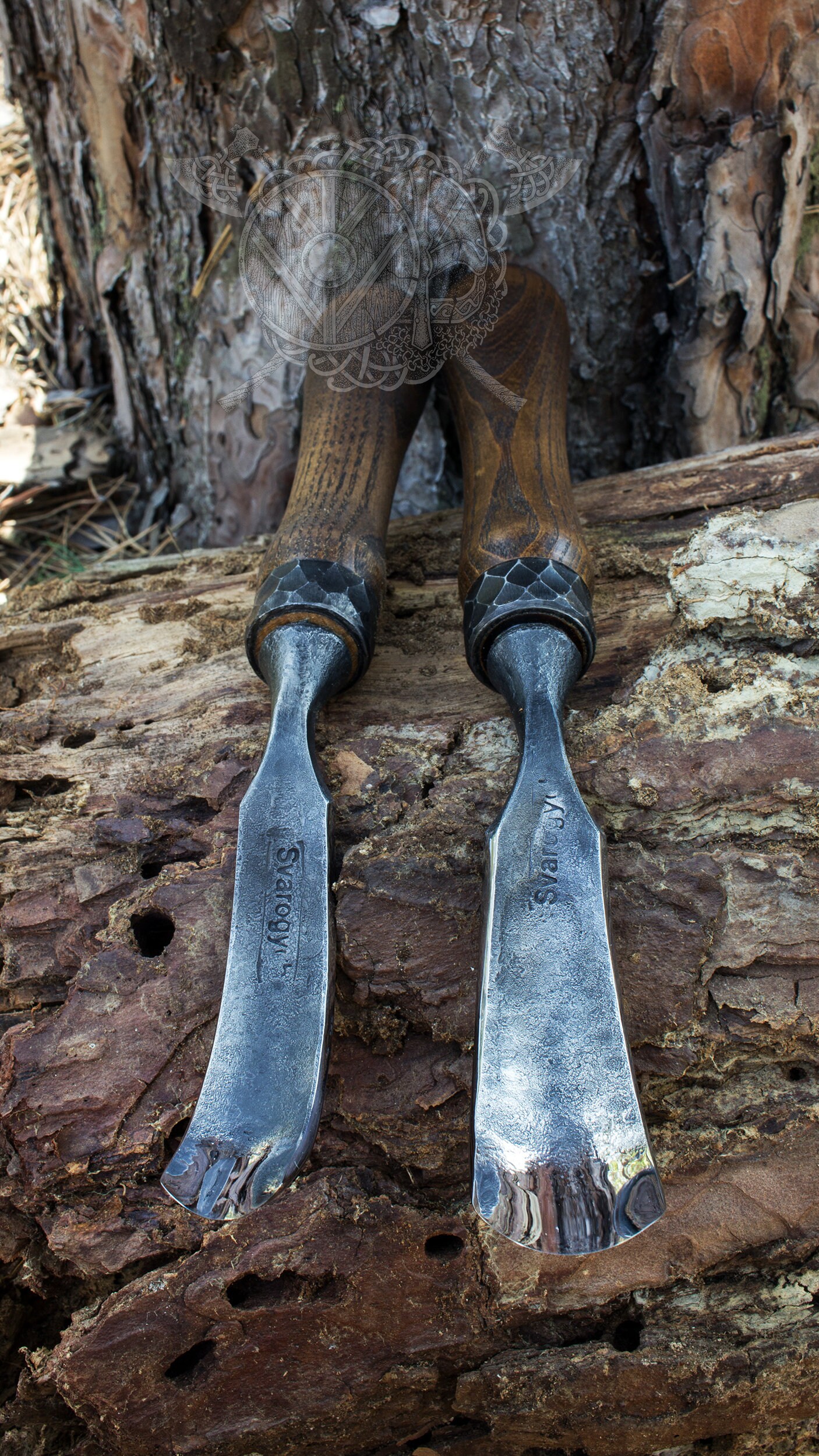 Set of Spoon Bent Chisels of 2cm and 3cm carving tool hand Etsy