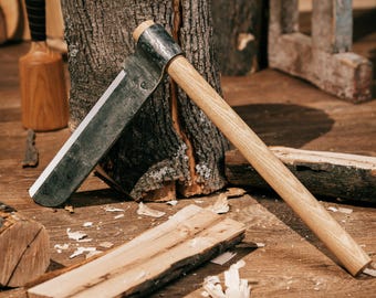 Splitting Froe, Medium Size, Logs Splitting, Hand Power Tool, Handmade Tool, Shake Axe, Paling Knife