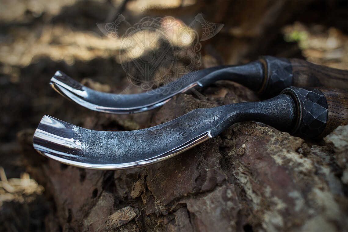 Set of Spoon Bent Chisels of 2cm and 3cm carving tool hand Etsy