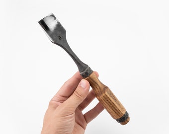 3.5 cm Straight carving gouge - Hand power carving tool for making kuksa, spoons, bowls