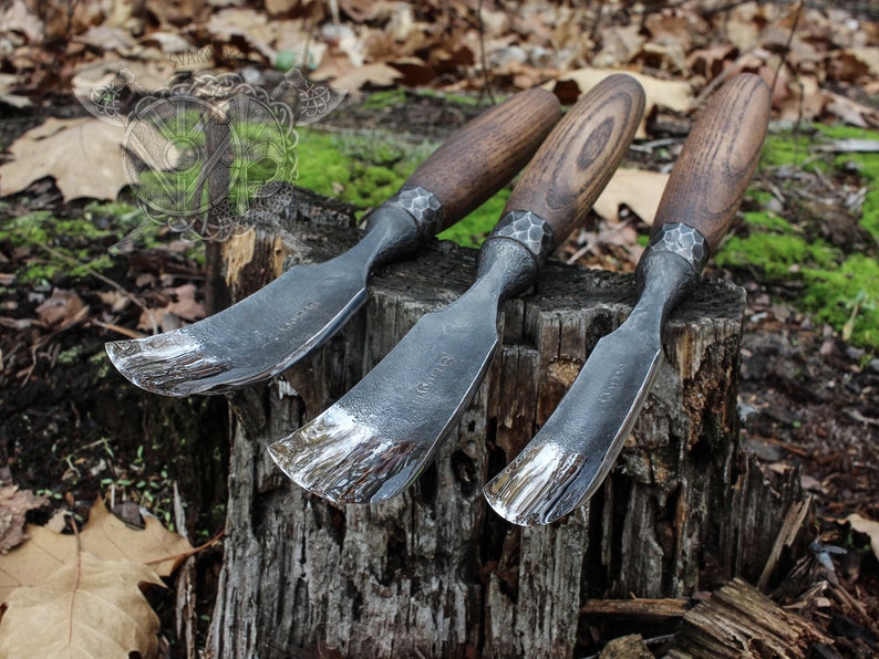 Set of 3 Spoon Bent Chisels carving tools hand power hand Etsy