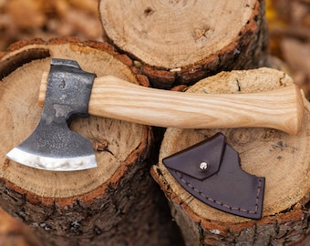 Micro Carving Axe Finnish Type for Hobby Spoon Carving Lightweight 0.5 lb