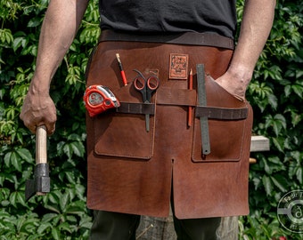 Handmade Leather half-apron for the craftsmen other colors.