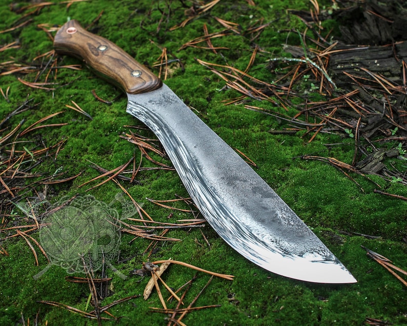 Big Bushcraft Butcher Machete Hatchet Knife Big Knife Etsy