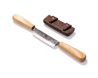 Little Straight Drawknife for spoon carving, Carpentry tool, Carpenters tool