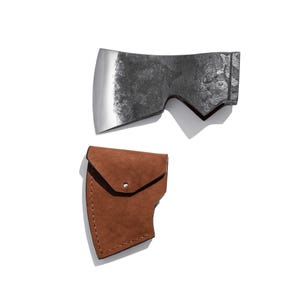 Head of Camping Axe with Middle Length Handle - Camping Axe, Bushcraft Axe, Middle Forest Axe, Finnish Type, Hiking Axe, Limbing, Splitting
