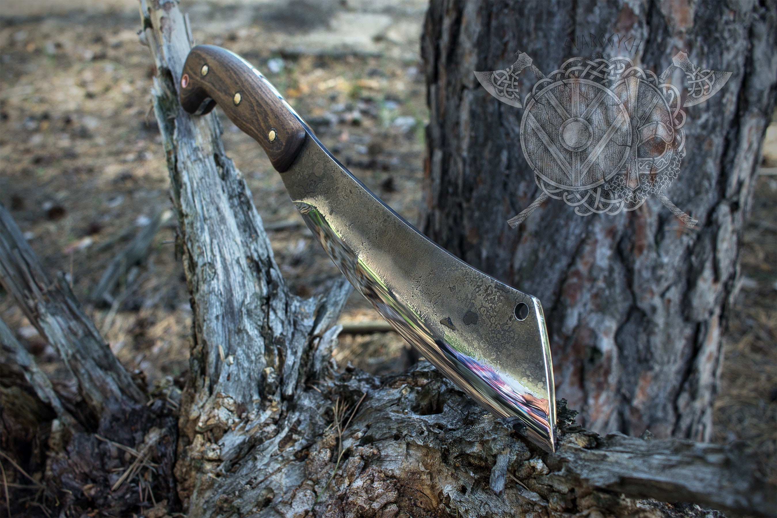 Big Bushcraft Knife 4 Machete Hatchet Knife Big Knife Etsy