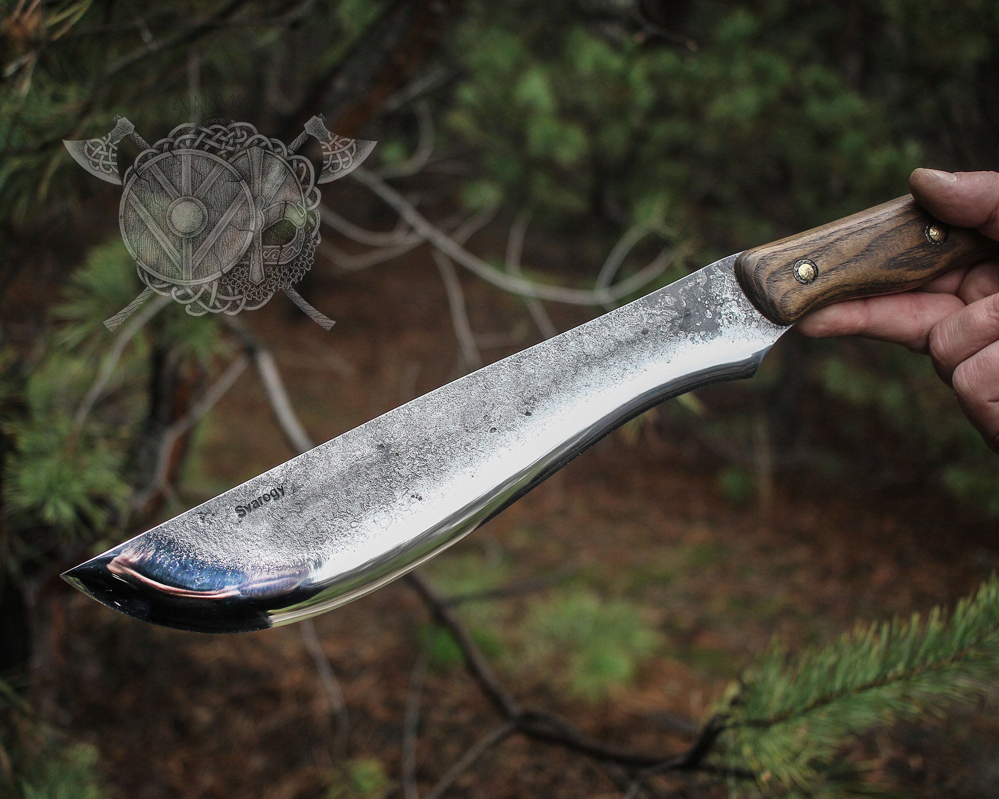 Big Bushcraft Butcher 3 Machete Hatchet Knife Big Knife Etsy