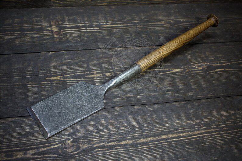 Long 4 Timber Framing Chisel with Angeled Handle and Etsy