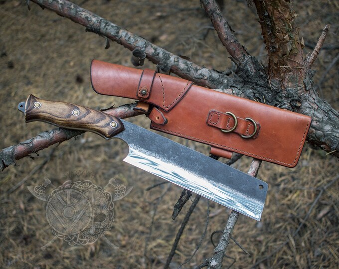 Big Bushcraft Hatchet 5 Machete Hatchet Knife Big Knife Etsy