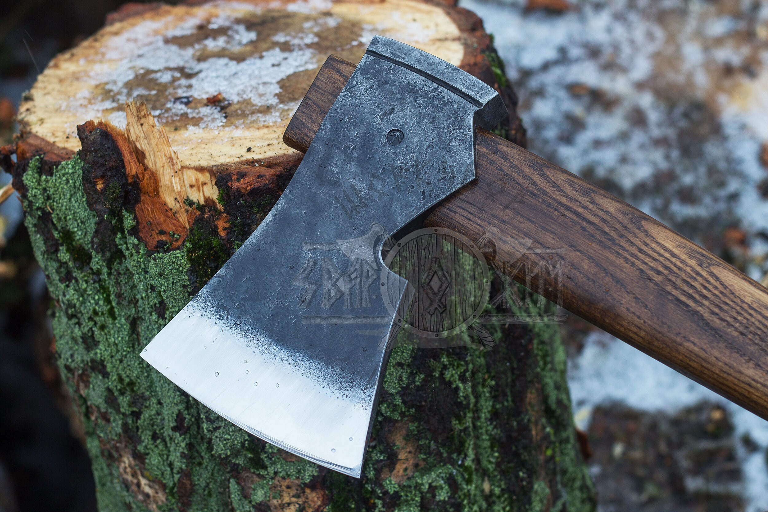 Camping Hatchet with Long Handle Camping Axe Bushcraft Etsy