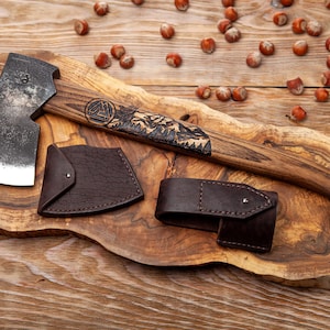 Camping Wood Splitting Axe with Long Handle for Hiking, Limbing, Splitting