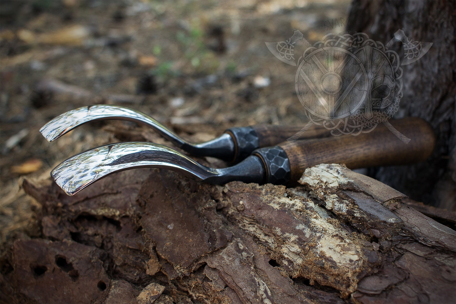 Set of Spoon Bent Chisels of 2cm and 3cm carving tool hand Etsy