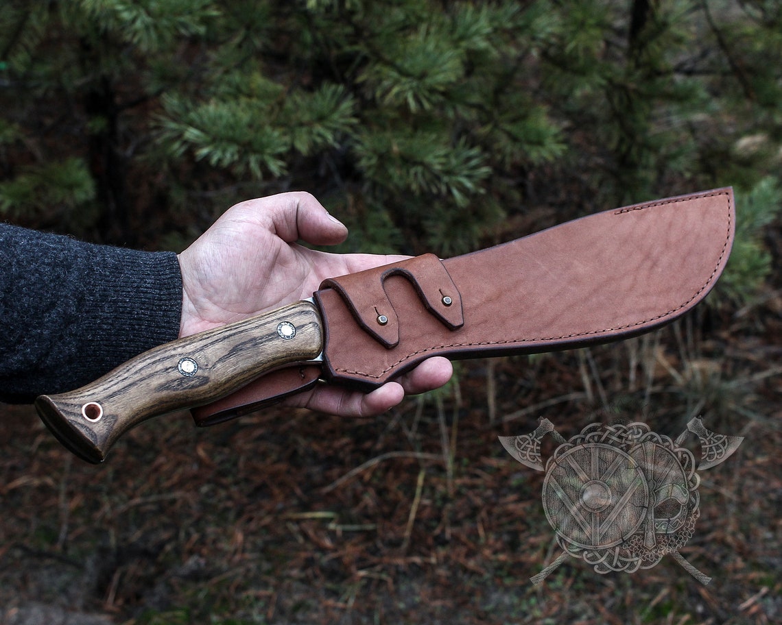 Big Bushcraft Butcher 3 Machete Hatchet Knife Big Knife Etsy