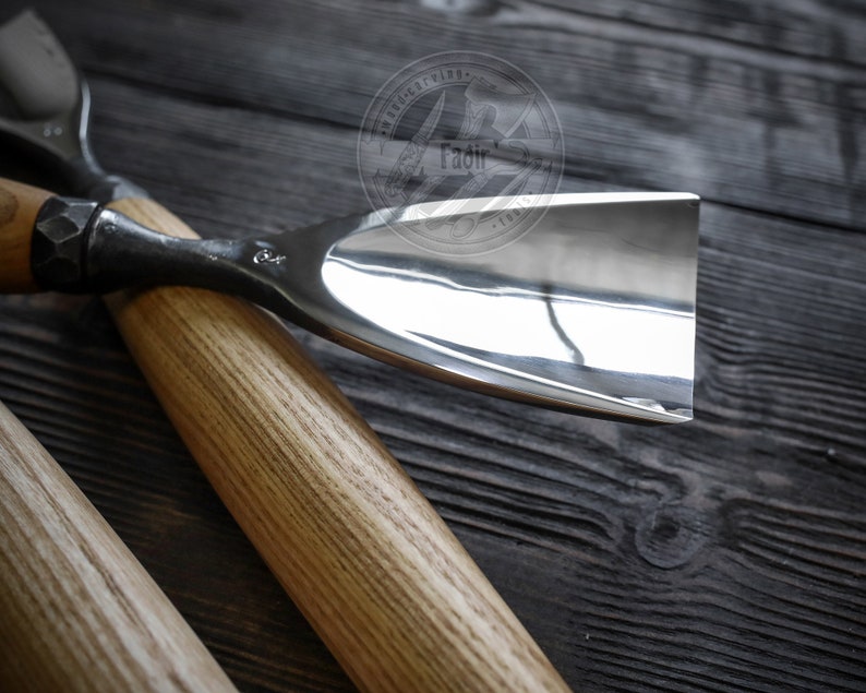 Set of Three Timber Framing Gouges of 40 55 75 Mm - Etsy