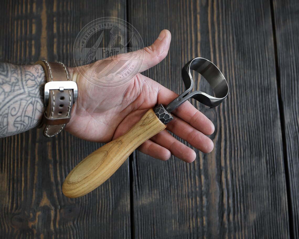 Oval Scorp Knife with Long octagonal Handle carving tool Etsy