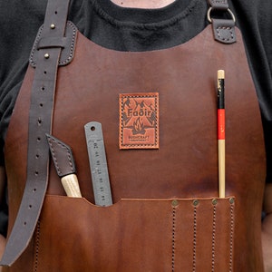 Handmade Leather Apron for carftsman. image 10