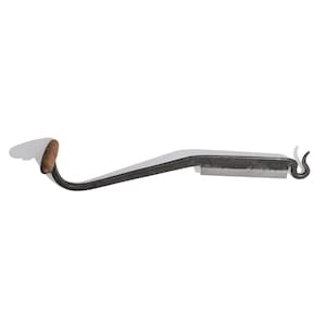 Hand Forged Cloggers Knife Straight Bladed Long Handled Stock Knife to Make Clogs