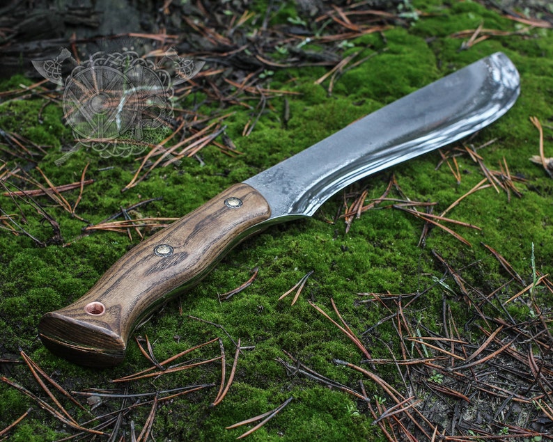 Big Bushcraft Butcher Machete Hatchet Knife Big Knife Etsy