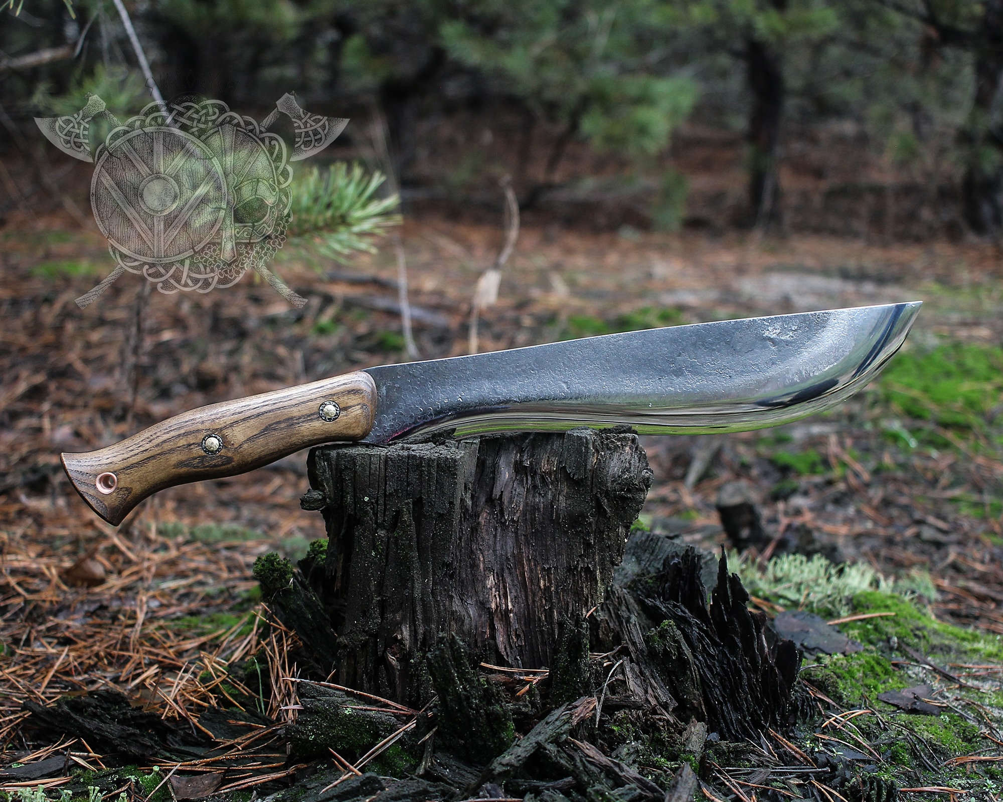 Big Bushcraft Butcher Machete Hatchet Knife Big Knife Etsy