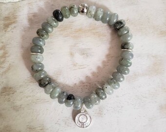 Stacked bracelets, bracelet stack, female symbol jewelry, stacked bracelet set, gifts for her, stacked bracelets, mom gift, stretch bracelet
