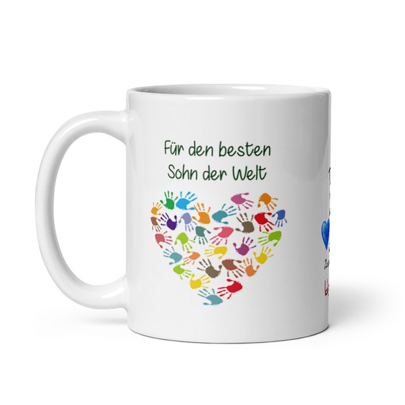 Tasse / Lieber Sohn Dein Papa Bild 3