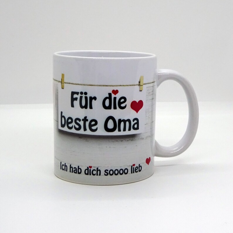 Tasse / Für die beste Oma Muttertag Weihnachten Lieblingsoma Bild 1