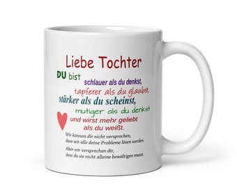 Tasse /  Tasse - Liebe Tochter (wir) - Versprechen