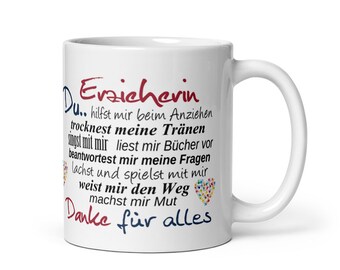 Tasse / Erzieherin, Du...ich