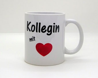 Cup / colleague with heart