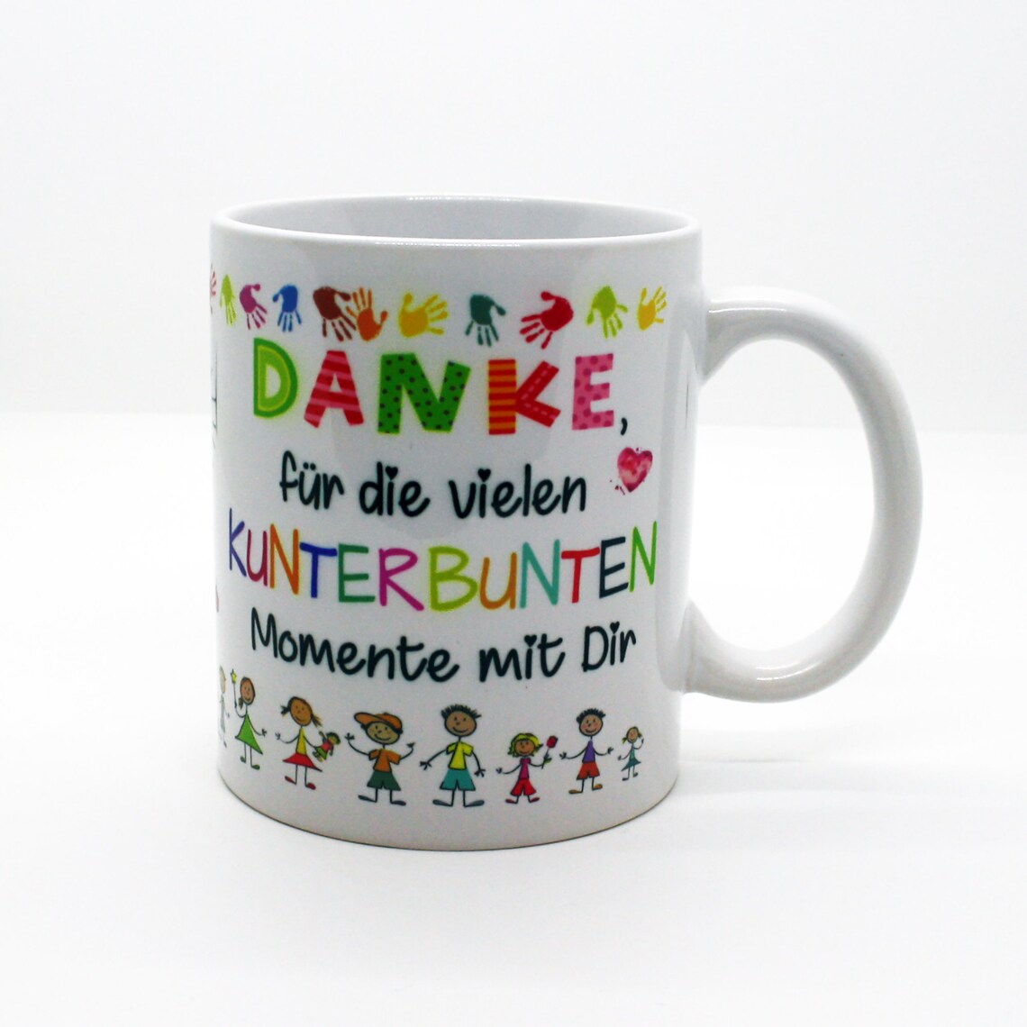 Tasse / Danke für die vielen KUNTERBUNTEN Momente mit Dir - Etsy