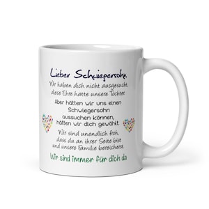 Tasse / Lieber Schwiegersohn wir Bild 1