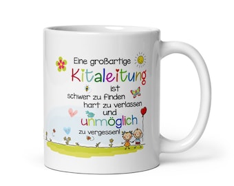Mug / A great kindergarten director gift / Farewell gift for a kindergarten teacher / Daycare provider / Childminder / Kindergarten
