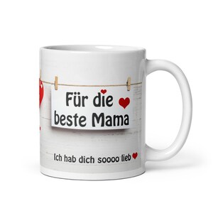 Tasse / Für die beste Mama Muttertag Weihnachten Bild 1